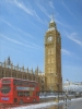 Winter Morning, Big Ben, Elizabeth Tower, London